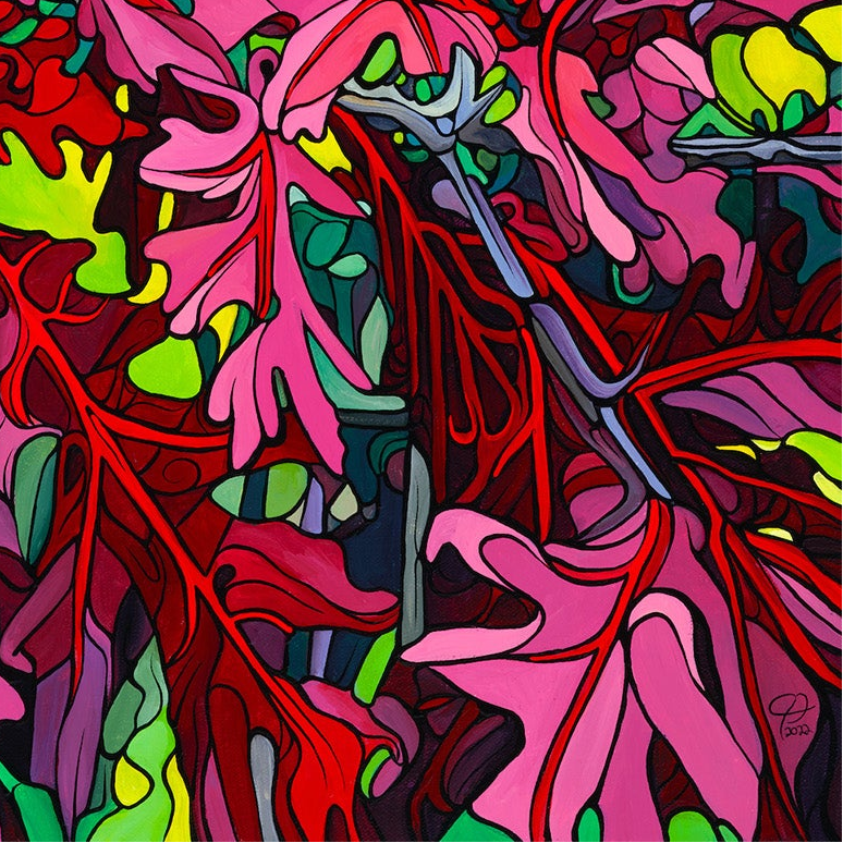 #242 – Majestic Maroon Oak