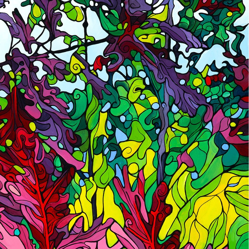 #242 "Majestic Maroon Oak"