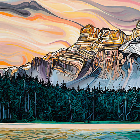 #266 "Dusk On Mountain Peaks"