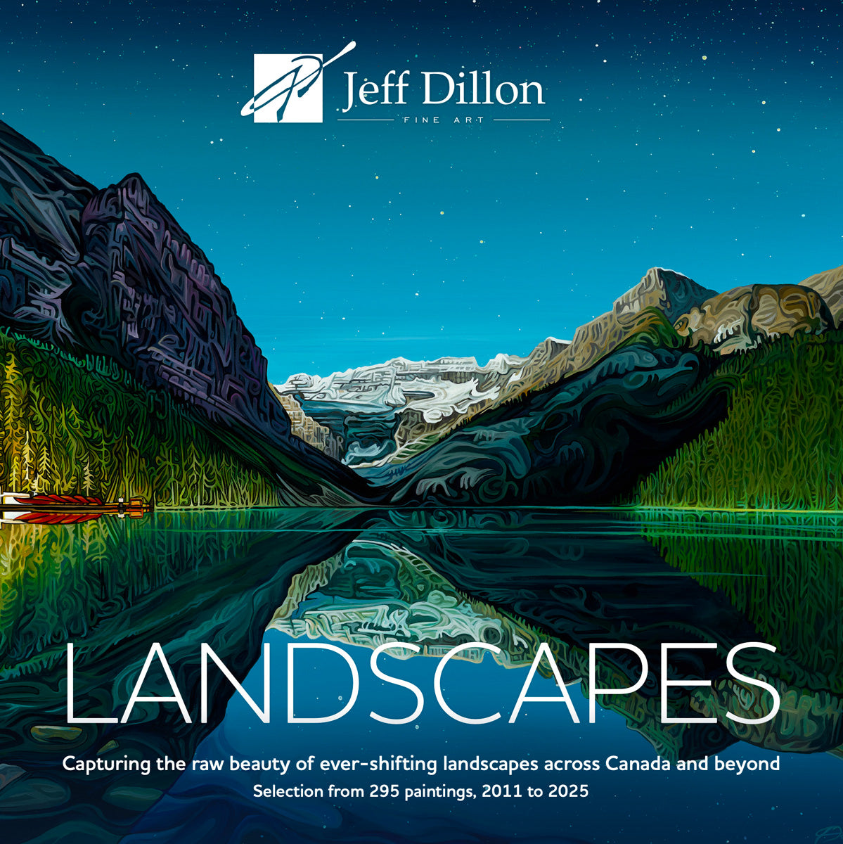 "Landscapes" Art Book by Jeff Dillon | Canadian Landscape Painting Collection